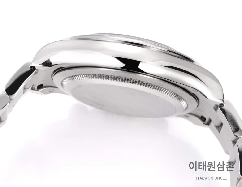 롤렉스 데이토나 크로노그래프 오토매틱 스켈레톤 다이얼 스틸 브레이슬릿 블랙 베젤 (3)