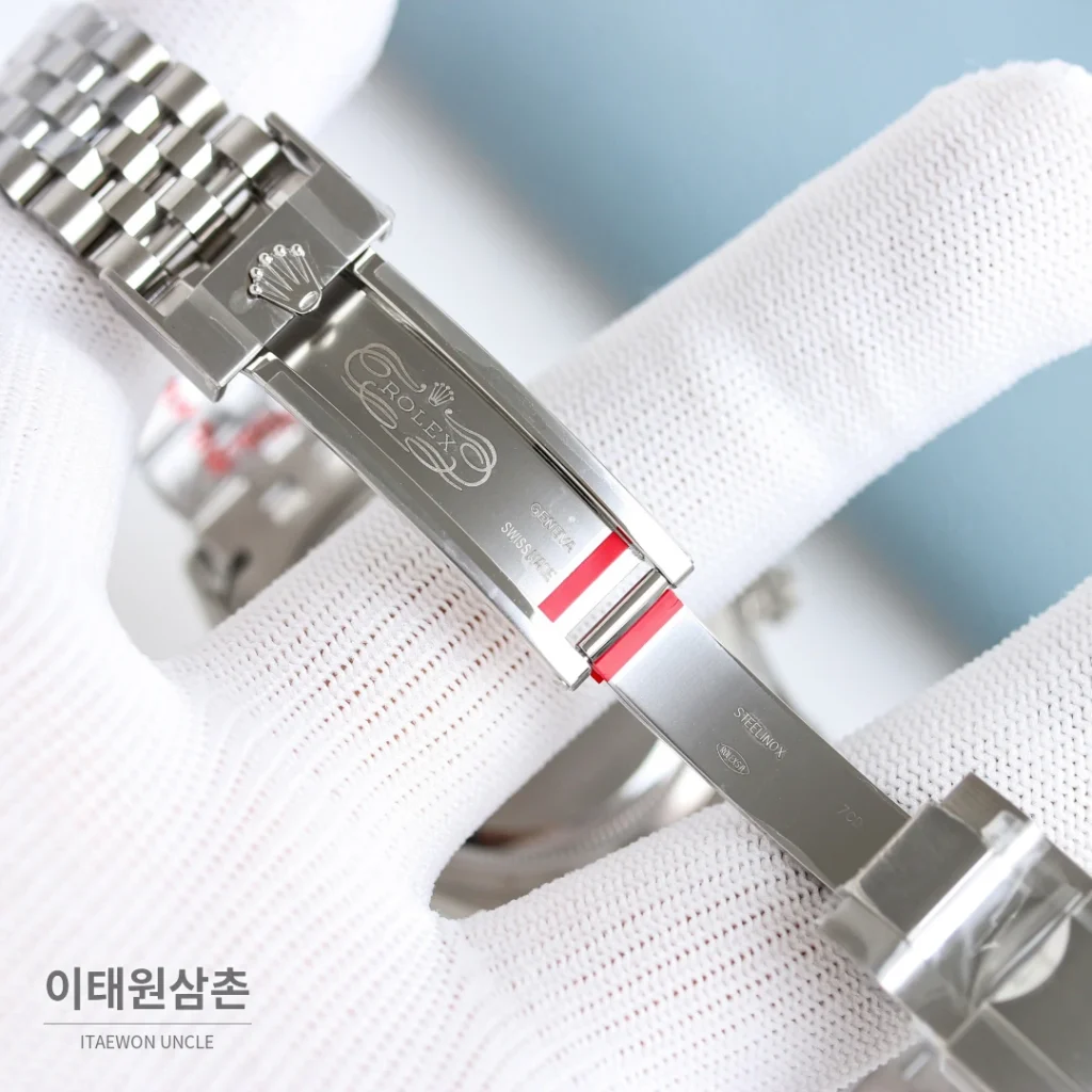 롤렉스 데이토나 크로노그래프 오토매틱 블랙 다이얼 스틸 브레이슬릿 블랙 베젤