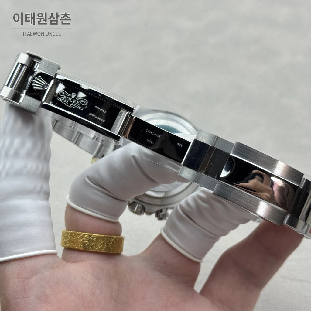 롤렉스 데이토나 포지드카본베젤 스켈레톤 크로노그래프 스틸밴드 (3)