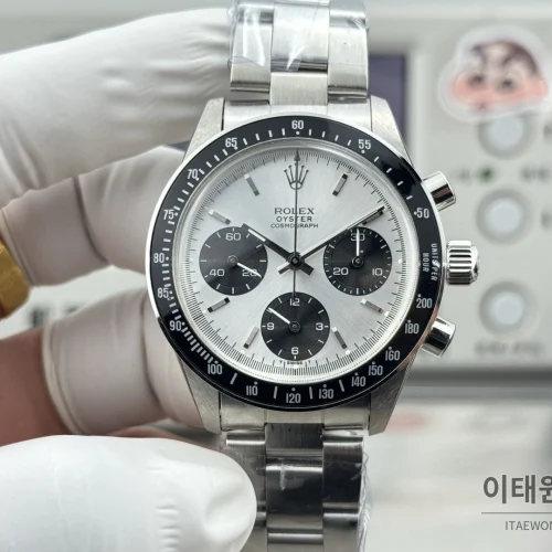 롤렉스 데이토나 뉴먼 팬더다이얼 핸드와인딩 크로노그래프 37mm (4)