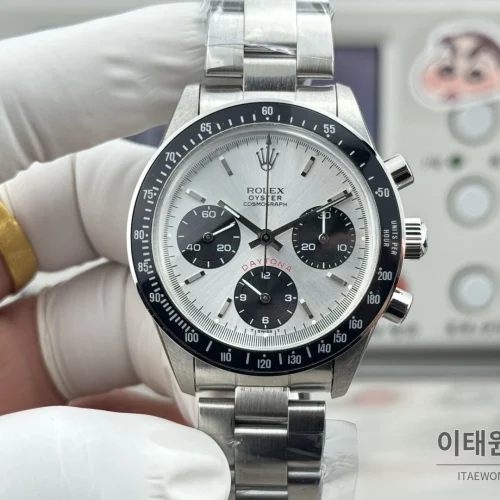 롤렉스 데이토나 뉴먼 팬더다이얼 핸드와인딩 크로노그래프 37mm (6)