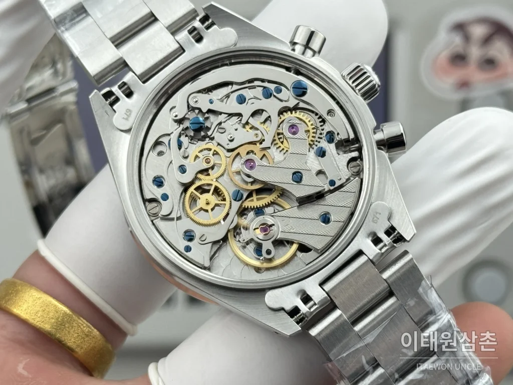 롤렉스 데이토나 뉴먼 팬더다이얼 핸드와인딩 크로노그래프 37mm