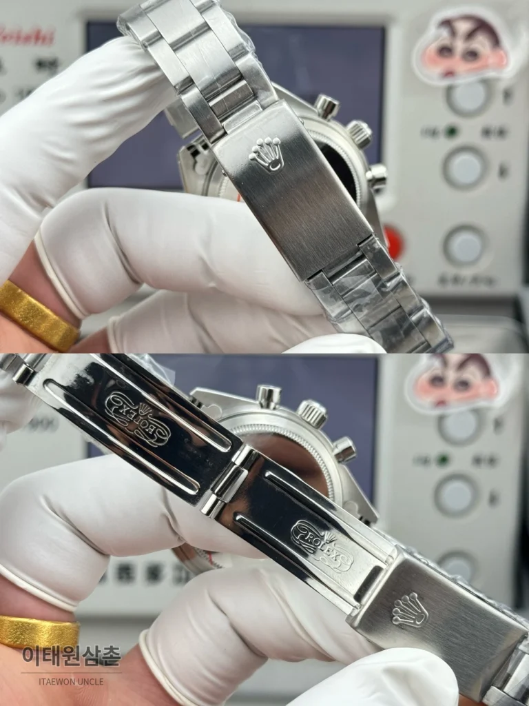 롤렉스 데이토나 뉴먼 팬더다이얼 핸드와인딩 크로노그래프 37mm (5)