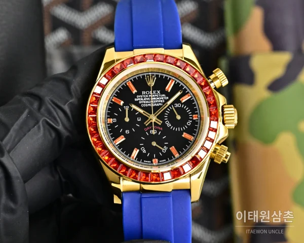 롤렉스 데이토나 크로노그래프 쿼츠 43mm