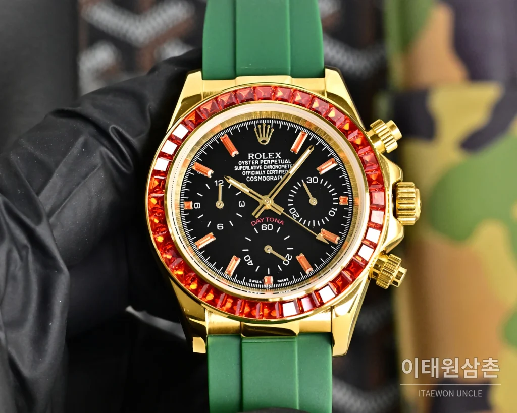 롤렉스 데이토나 크로노그래프 쿼츠 43mm