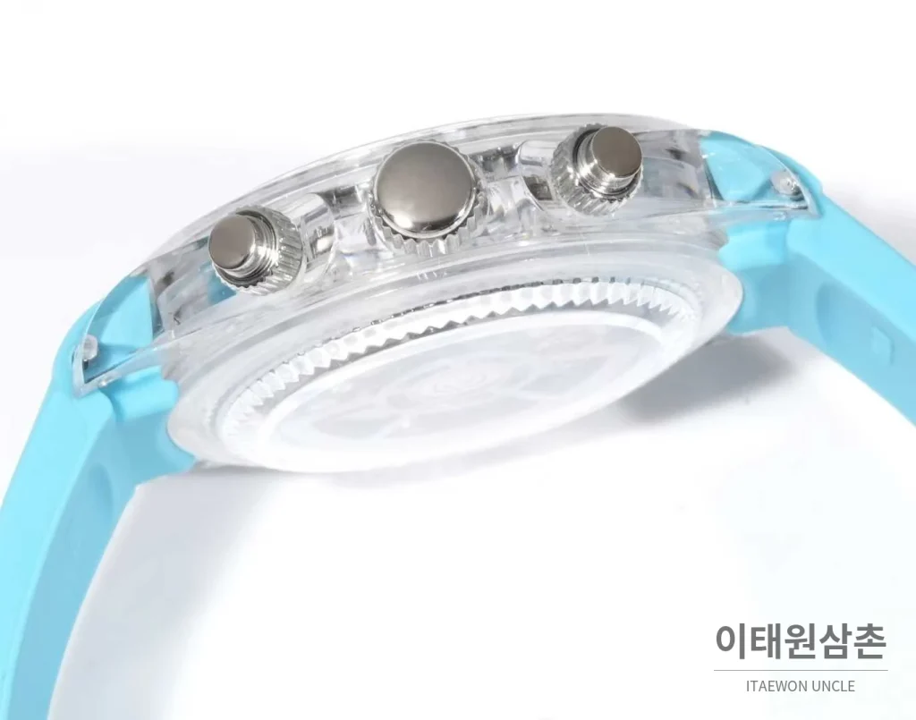 롤렉스 데이토나 러버밴드 블랙다이얼 크로노그래프 오토매틱 40mm (3)