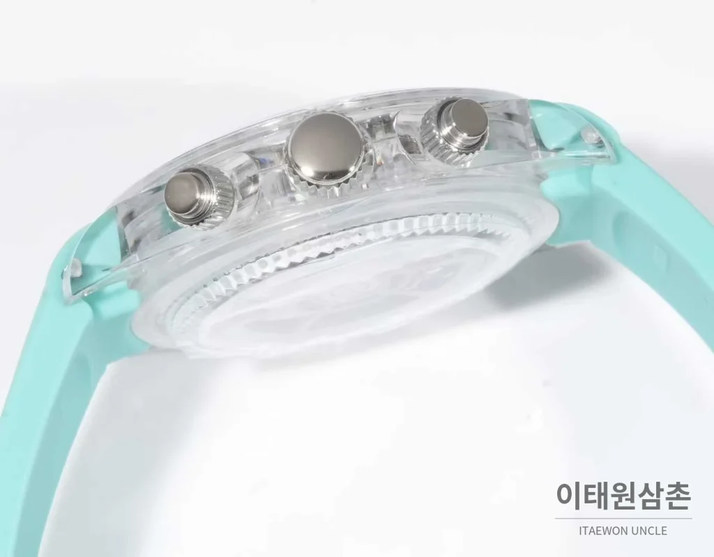 롤렉스 데이토나 러버밴드 블랙다이얼 크로노그래프 오토매틱 40mm (2)