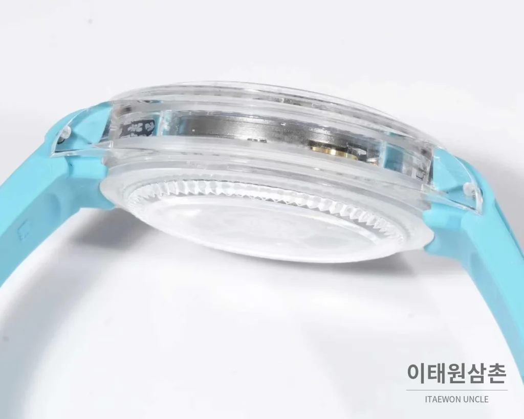 롤렉스 데이토나 러버밴드 블랙다이얼 크로노그래프 오토매틱 40mm (3)