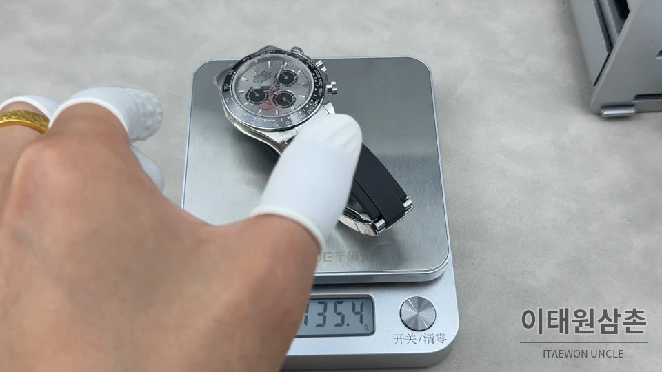 롤렉스 데이토나 실버베젤 샴페인그레이크로노그래프 오토매틱 40mm