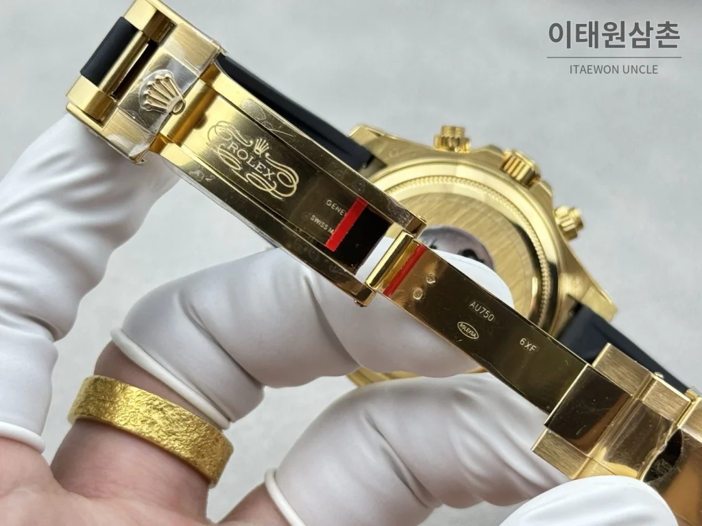 롤렉스 데이토나 옐로우골드 코발트세라믹 크로노그래프 오토매틱 40mm