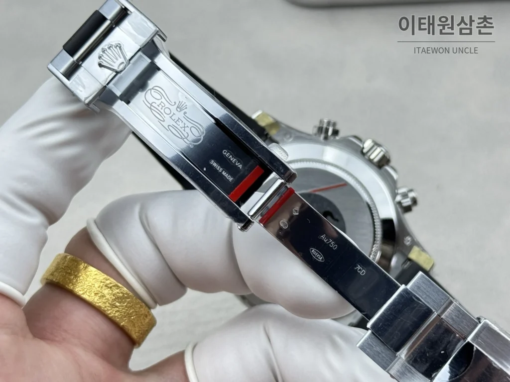 롤렉스 데이토나 실버베젤 샴페인그레이크로노그래프 오토매틱 40mm
