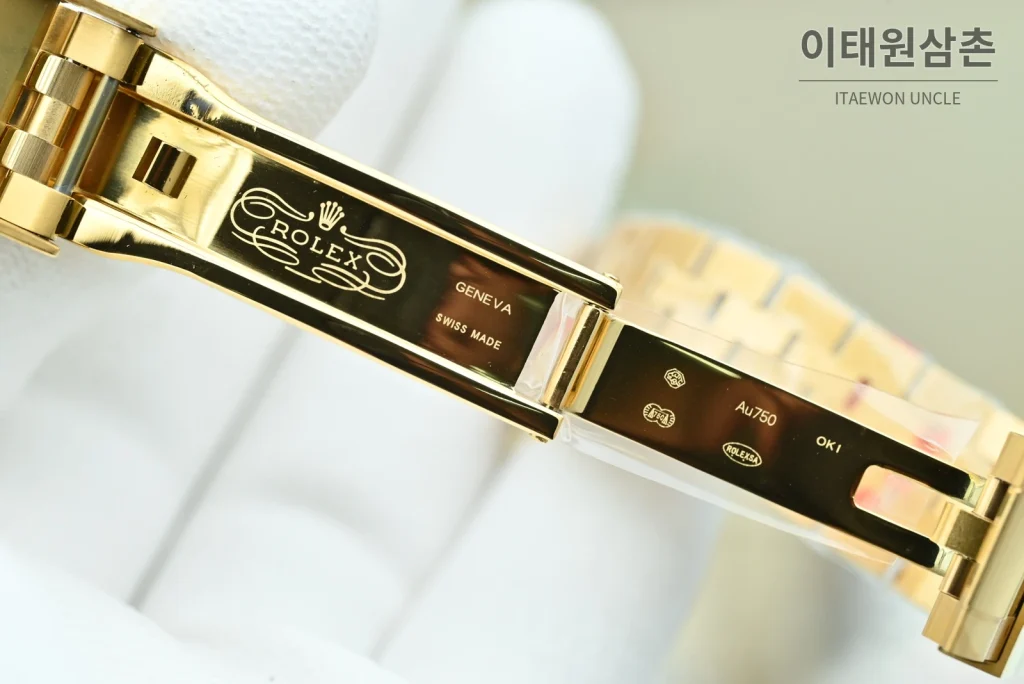 롤렉스 GMT마스터 II 오토매틱 40mm 멀티컬러 다이얼 골드 브레이슬릿 그레이 베젤
