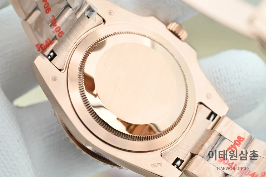 롤렉스 GMT마스터 II 오토매틱 40mm 멀티컬러 다이얼 로즈골드 브레이슬릿 블랙 베젤