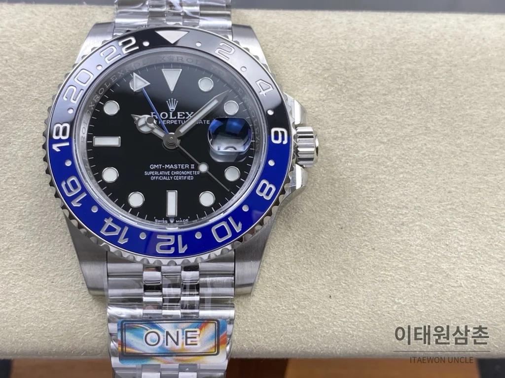 롤렉스 GMT-마스터 II 904L 스틸 세라믹베젤 오토매틱 40mm