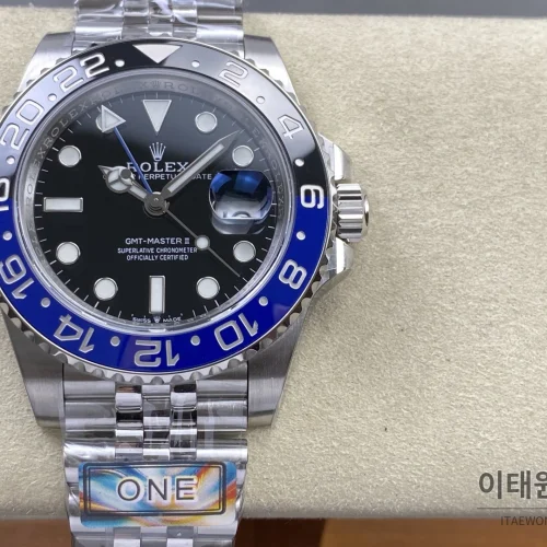 롤렉스 GMT-마스터 II 904L 스틸 세라믹베젤 오토매틱 40mm