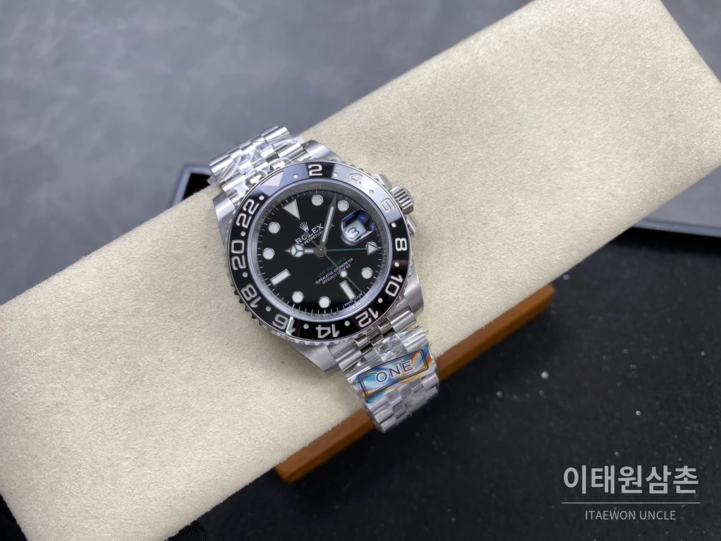롤렉스 GMT-마스터 II 904L 스틸 세라믹베젤 3285무브먼트 오토매틱 40mm (2)