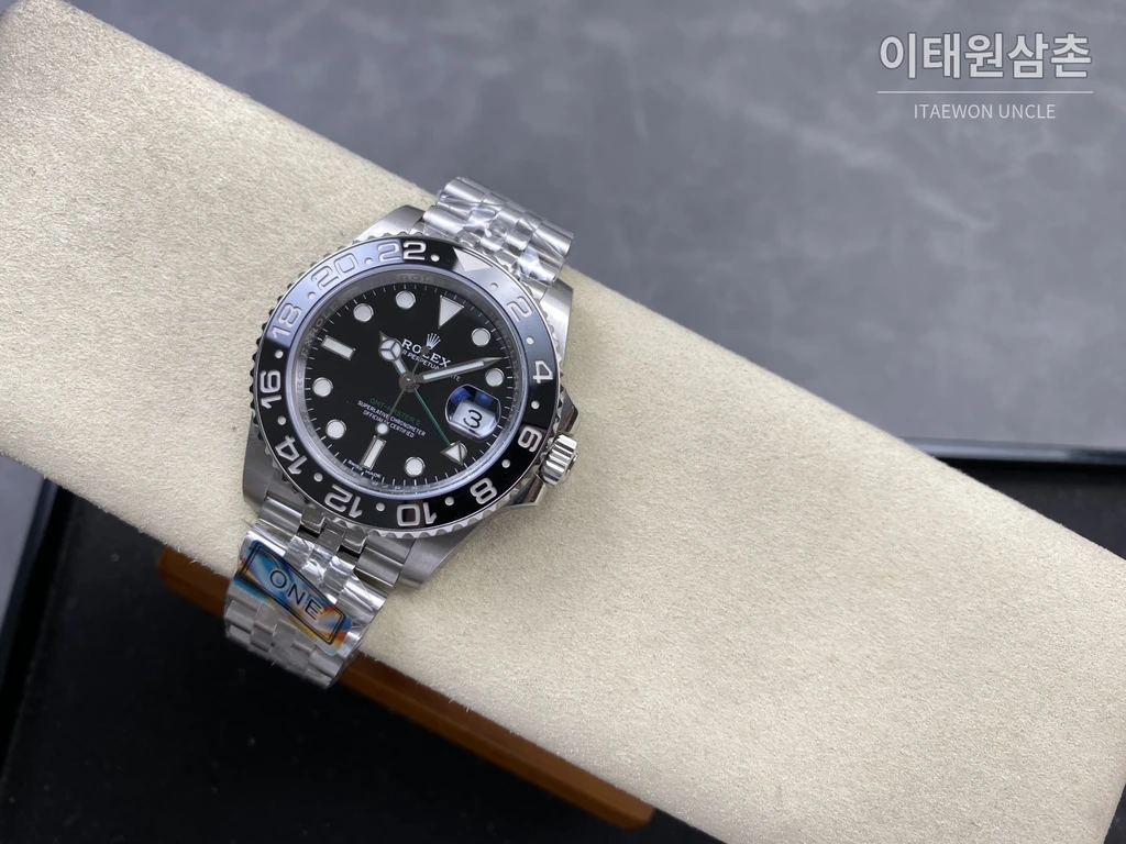 롤렉스 GMT-마스터 II 904L 스틸 세라믹베젤 3285무브먼트 오토매틱 40mm (2)