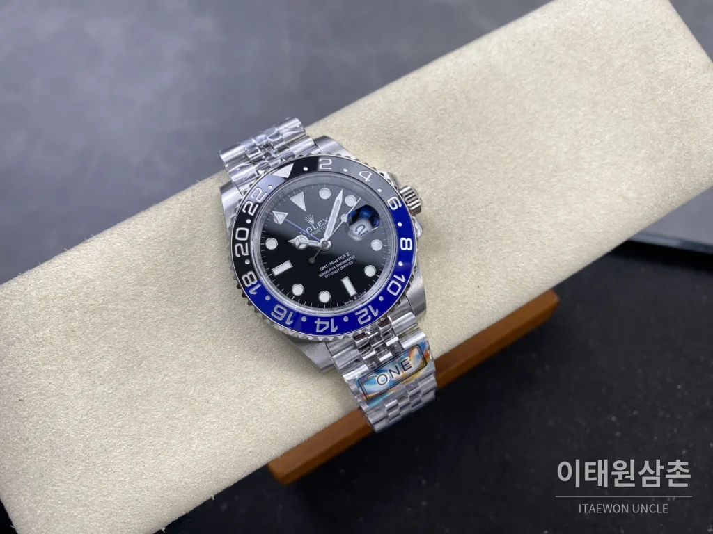 롤렉스 GMT-마스터 II 904L 스틸 세라믹베젤 오토매틱 40mm