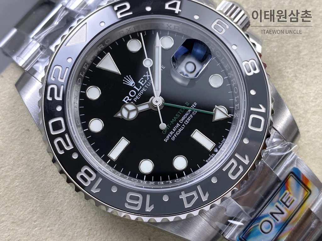 롤렉스 GMT-마스터 II 904L 스틸 세라믹베젤 3285무브먼트 오토매틱 40mm