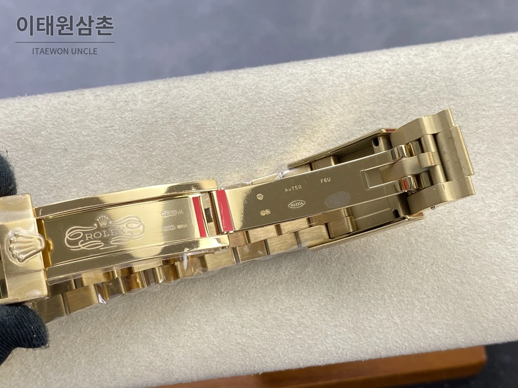 롤렉스 GMT-마스터 II 904L 스틸 세라믹베젤 3285무브먼트 골드베젤 오토매틱 40mm