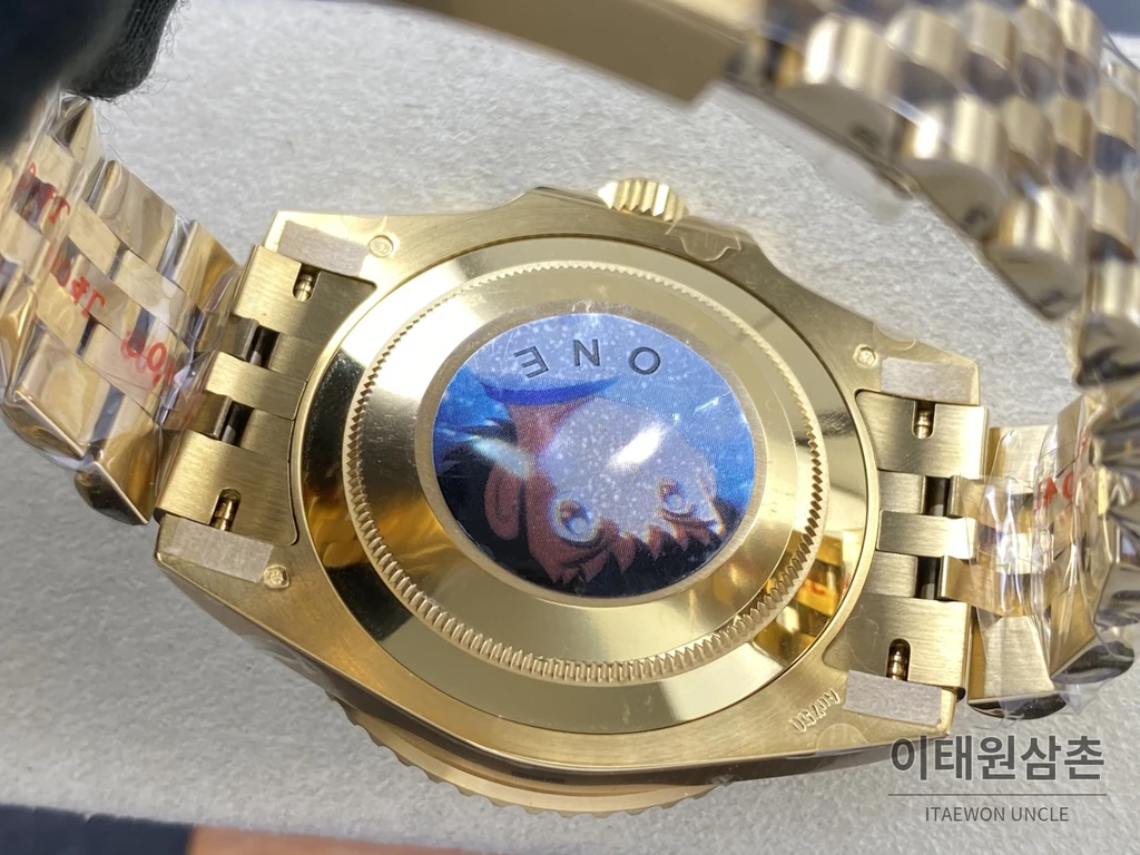 롤렉스 GMT-마스터 II 904L 스틸 세라믹베젤 3285무브먼트 골드베젤 오토매틱 40mm