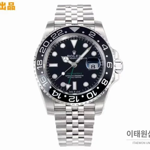롤렉스 GMT마스터2 904L스틸 세라믹베젤 듀얼타임 오토매틱 롤렉스 GMT마스터2 904L스틸 세라믹베젤 듀얼타임 오토매틱 블랙 다이얼