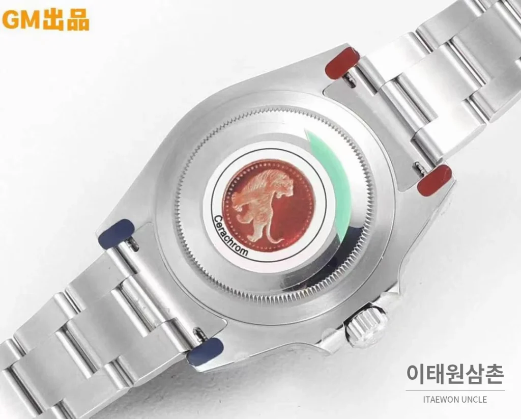 롤렉스 GMT마스터2 904L스틸 세라믹베젤 듀얼타임 오토매틱 네이비 다이얼