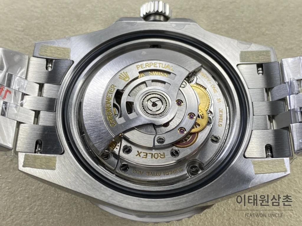 롤렉스 GMT-마스터 II 904L 스틸 팹시 세라믹베젤 오토매틱