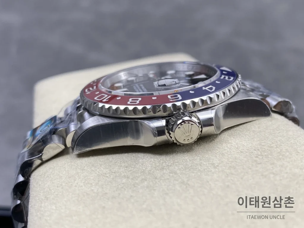 롤렉스 GMT-마스터 II 904L 스틸 팹시 세라믹베젤 오토매틱