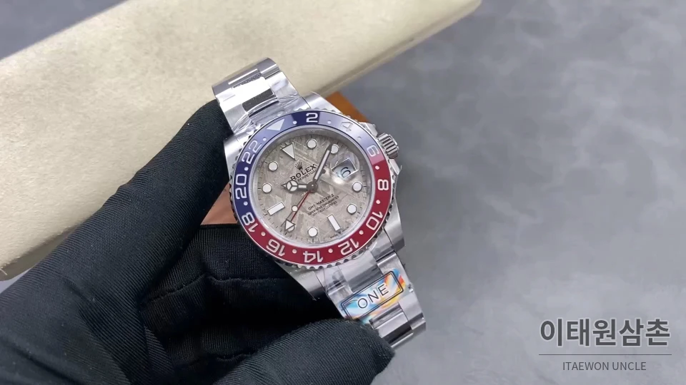 롤렉스 GMT-마스터 II 운석다이얼 GMT 오토매틱 40mm