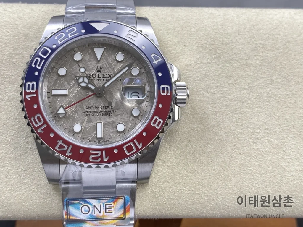 롤렉스 GMT-마스터 II 운석다이얼 GMT 오토매틱 40mm