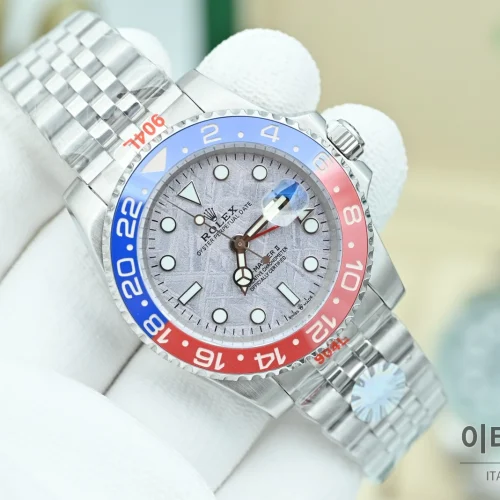 롤렉스 GMT마스터Ⅱ 운석다이얼 레드블루베젤 오토매틱 40mm 롤렉스 GMT마스터Ⅱ 운석다이얼 레드블루베젤 오토매틱 40mm