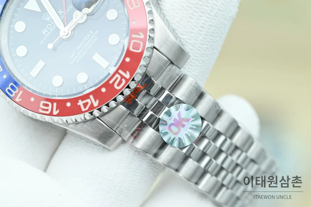 롤렉스 GMT마스터Ⅱ 펩시 블루다이얼 쥬빌리 40mm