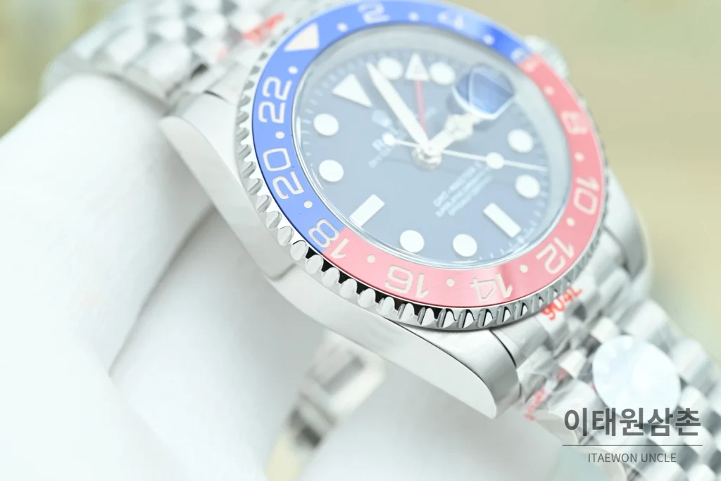 롤렉스 GMT마스터Ⅱ 펩시 블루다이얼 쥬빌리 40mm