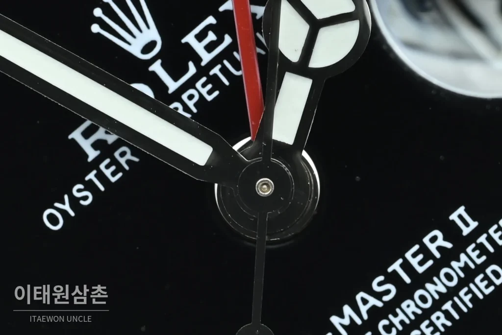 롤렉스 GMT마스터Ⅱ 펩시 블랙다이얼 쥬빌리 40mm