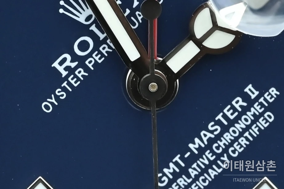 롤렉스 GMT마스터Ⅱ 펩시 블루다이얼 쥬빌리 40mm