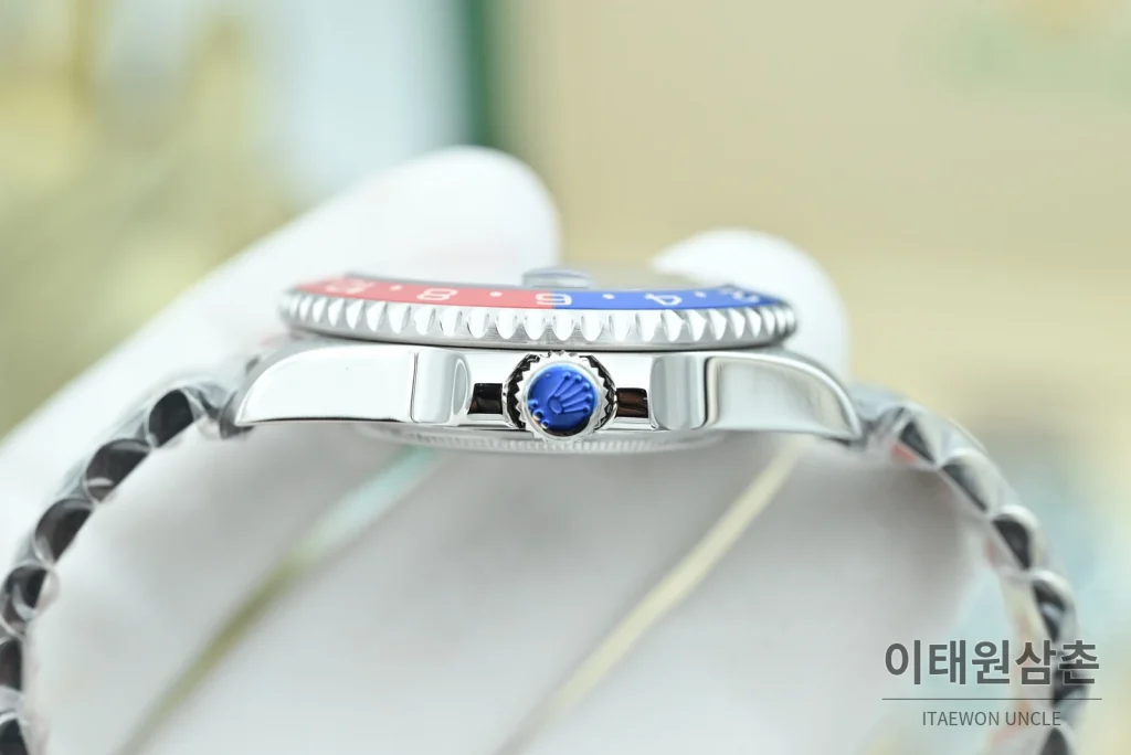 롤렉스 GMT마스터Ⅱ 펩시 블랙다이얼 쥬빌리 40mm