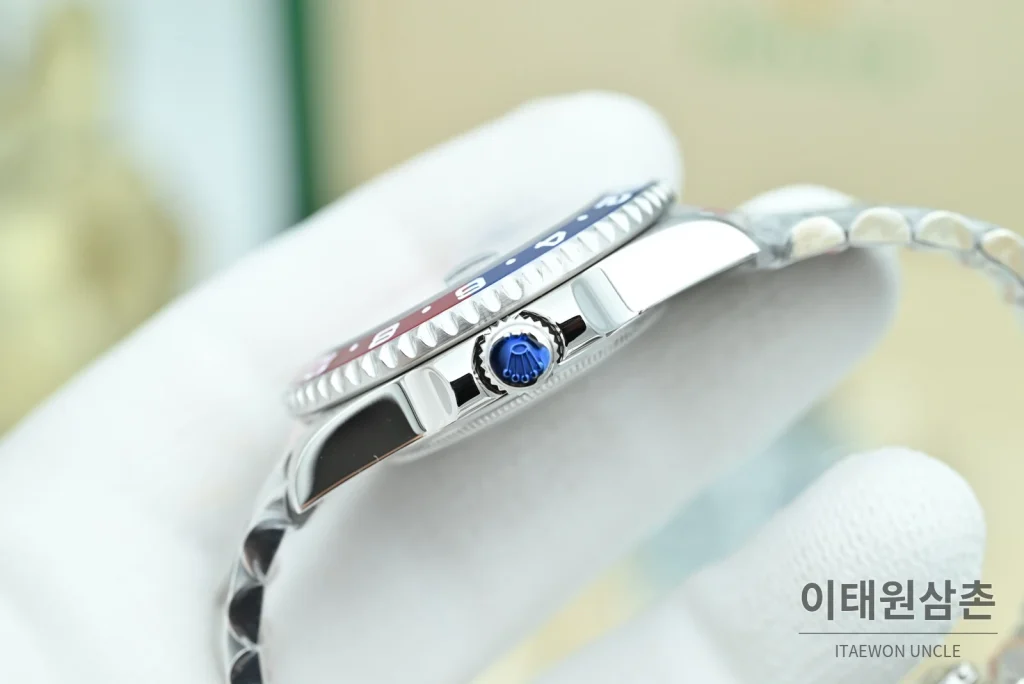 롤렉스 GMT마스터Ⅱ 펩시 블루다이얼 쥬빌리 40mm