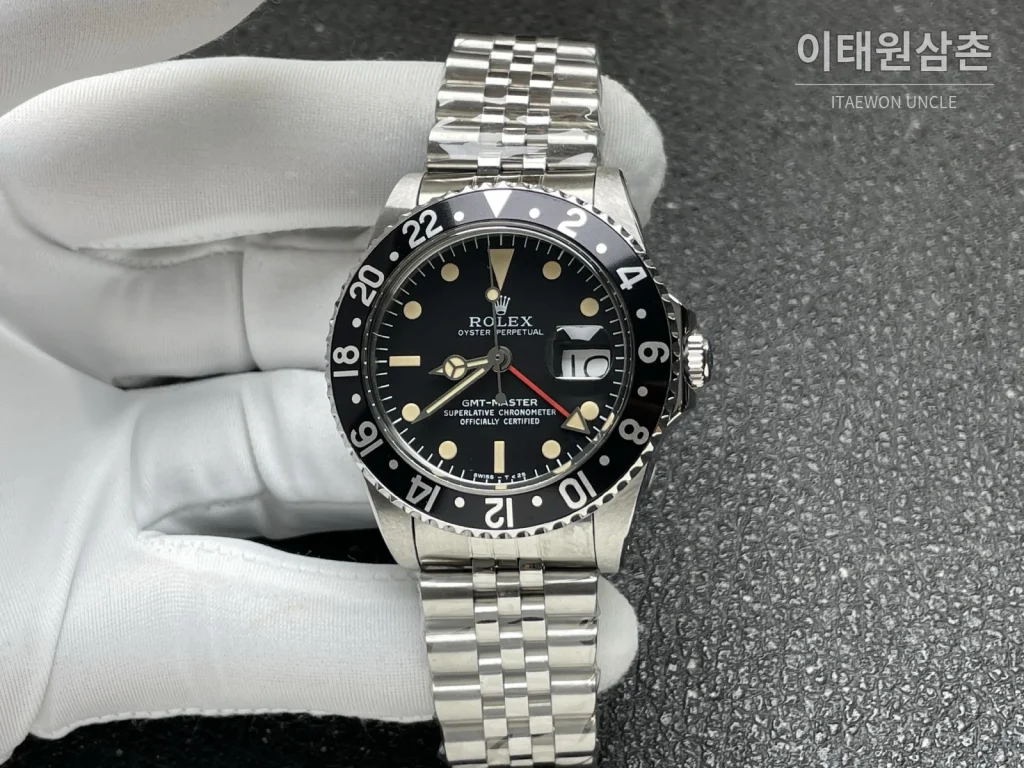 롤렉스 GMT 마스터2 팹시 블랙베젤 오토매틱 40mm