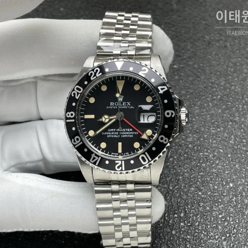 롤렉스 GMT 마스터2 팹시 블랙베젤 오토매틱 40mm 롤렉스 GMT 마스터2 팹시 블랙베젤 오토매틱 40mm
