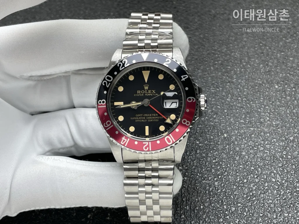 롤렉스 GMT 마스터2 팹시 블랙레드 베젤 오토매틱 40mm