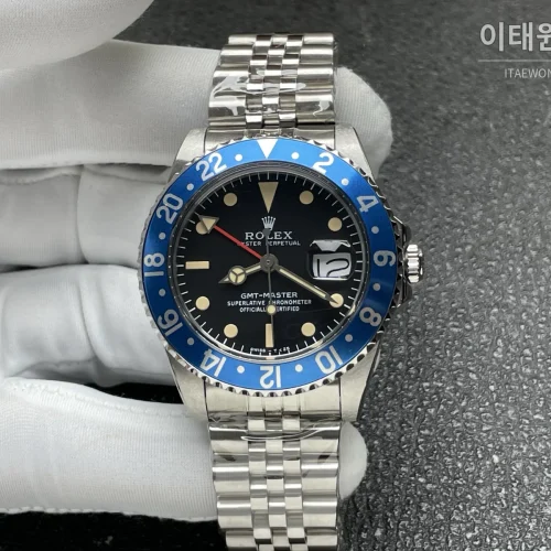 롤렉스 GMT 마스터2 팹시 블루베젤 오토매틱 40mm 롤렉스 GMT 마스터2 팹시 블루베젤 오토매틱 40mm