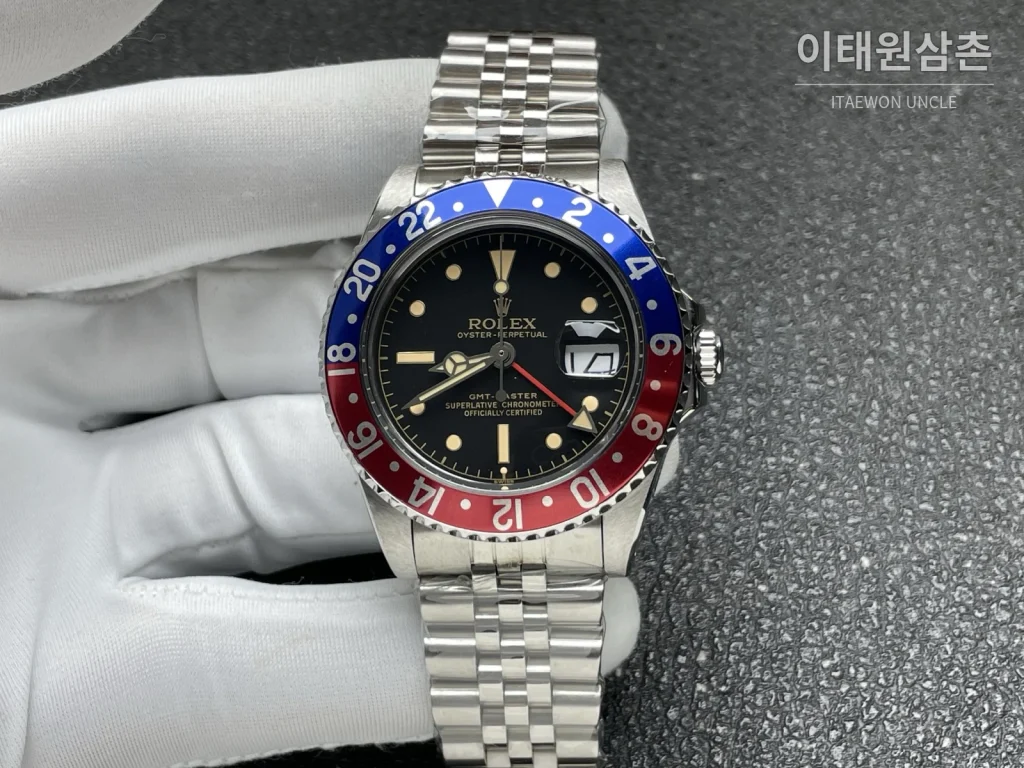 롤렉스 GMT 마스터2 팹시 블루레드베젤 오토매틱 40mm