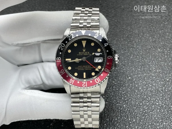 롤렉스 GMT 마스터2 팹시 블랙레드 베젤 오토매틱 40mm