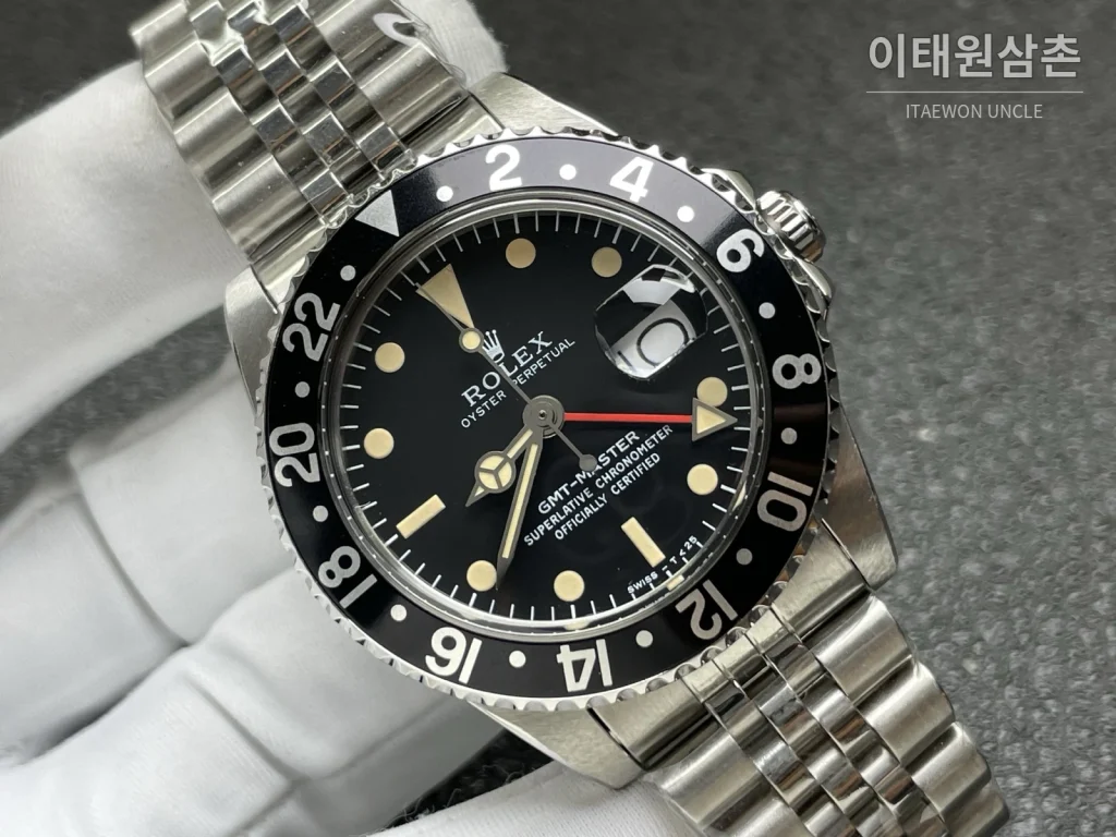 롤렉스 GMT 마스터2 팹시 블랙베젤 오토매틱 40mm