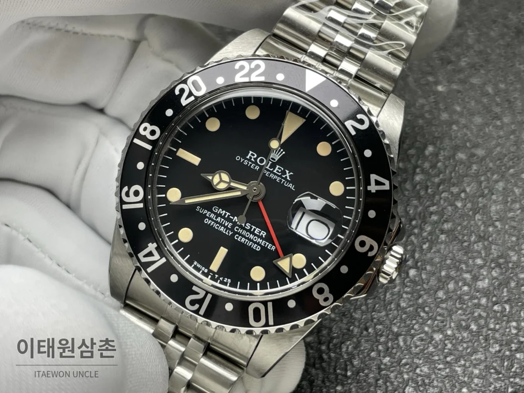 롤렉스 GMT 마스터2 팹시 블랙베젤 오토매틱 40mm