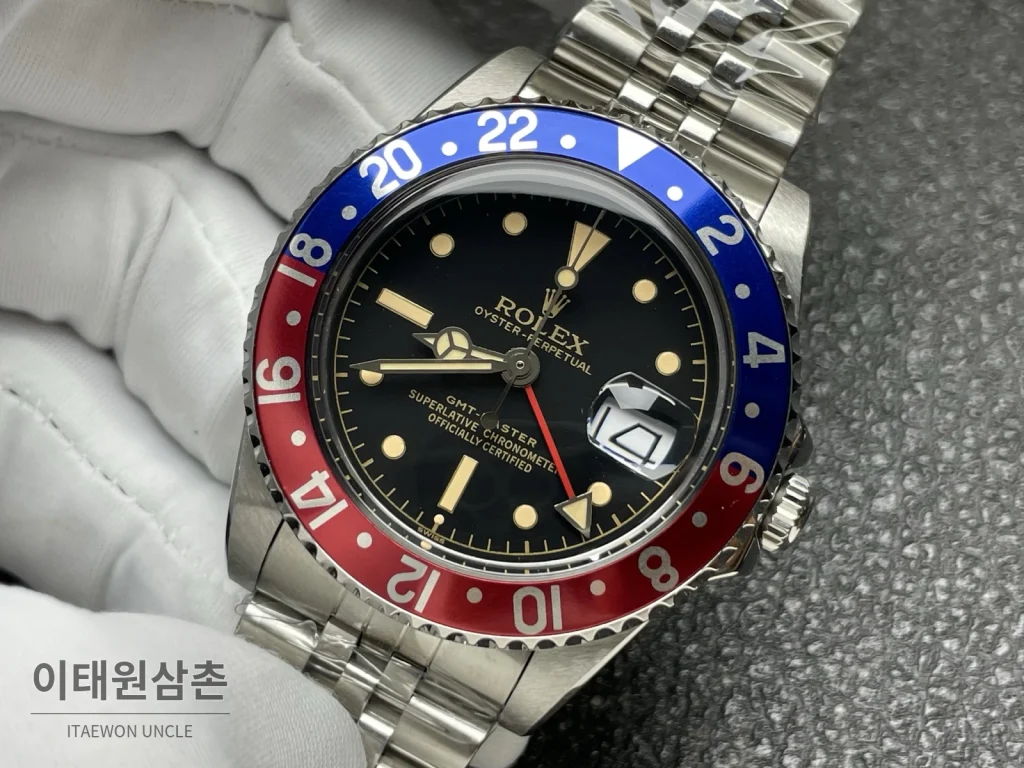 롤렉스 GMT 마스터2 팹시 블루레드베젤 오토매틱 40mm