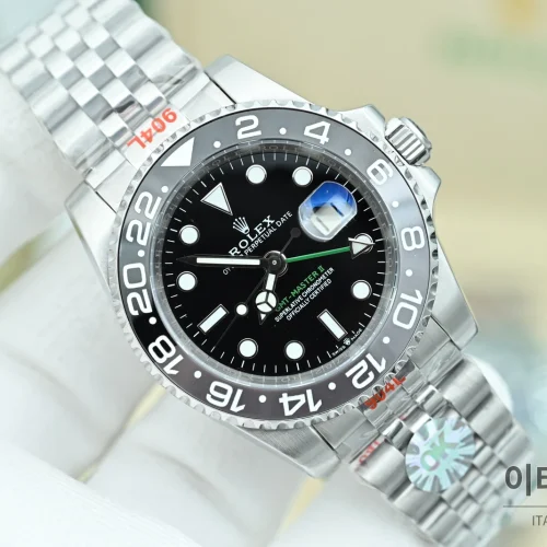 롤렉스 GMT마스터Ⅱ 스틸 블랙그레이베젤 블랙다이얼 오토매틱 OK팩토리 40mm 롤렉스 GMT마스터Ⅱ 스틸 블랙그레이베젤 블랙다이얼 오토매틱 OK팩토리 40mm
