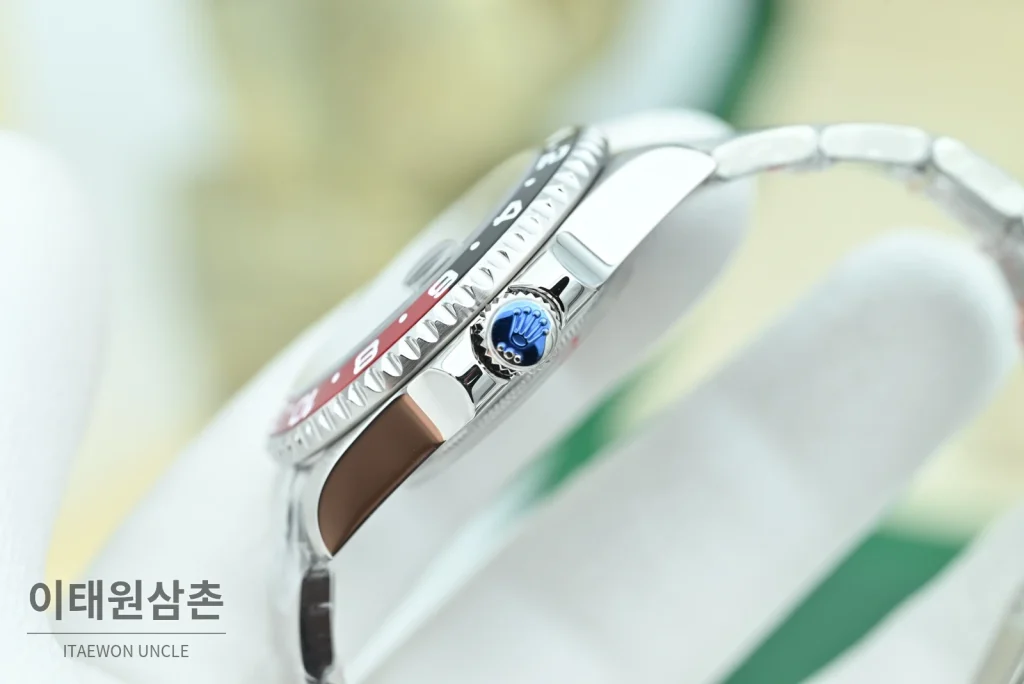 롤렉스 GMT 마스터 II 빈티지 블랙다이얼 블랙레드 베젤 오토매틱 40mm