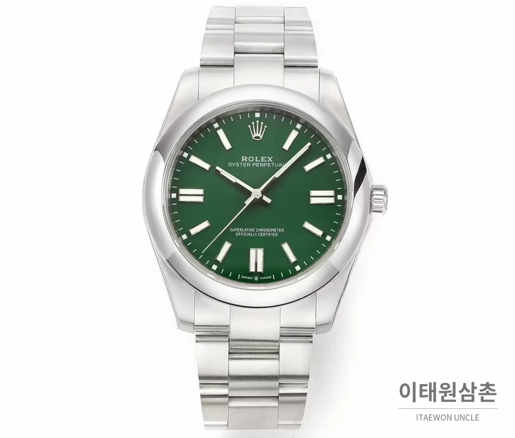 롤렉스 오이스터 퍼페츄얼 41 컬러 다이얼 오토매틱 41mm 다양한 컬러 (4)